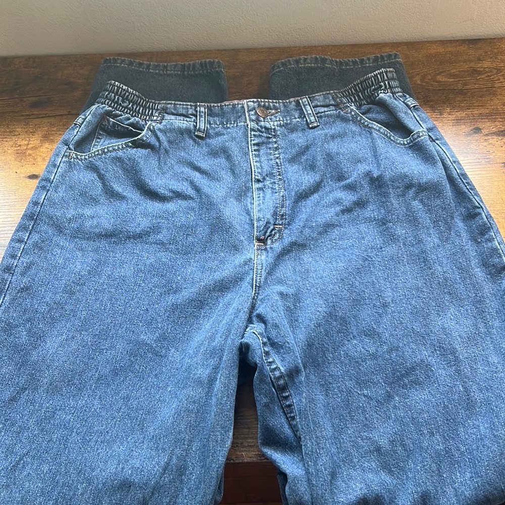Vintage Lee Mom Style Blue Jeans Size 16L